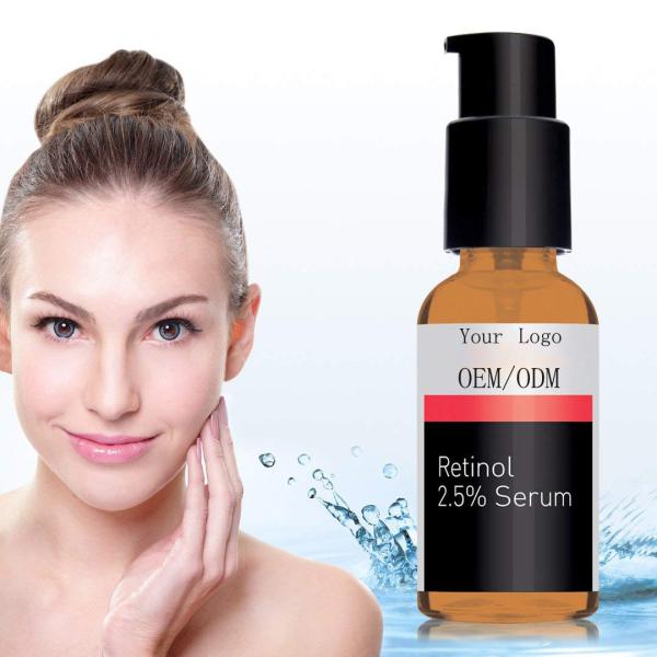 Retinol Face Serum 2.5% with Hyaluronic Acid , Aloe Vera , Vitamin E - Boost Collagen Production