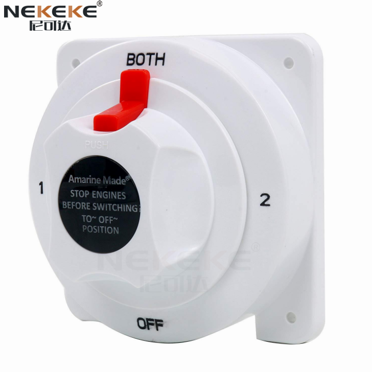 Marine Battery Isolator Switch with 300A Continuous Rating IP56 Waterproof and 1