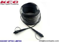 Mini H SC APC connecteur imperméable à l'eau câble de patch en fibre optique blindé en plein air