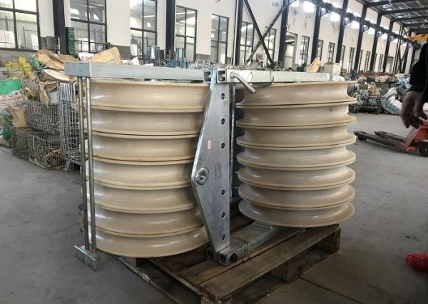 A transmissão do grande diâmetro que amarra blocos cabografa puxar o maestro Stringing Blocks