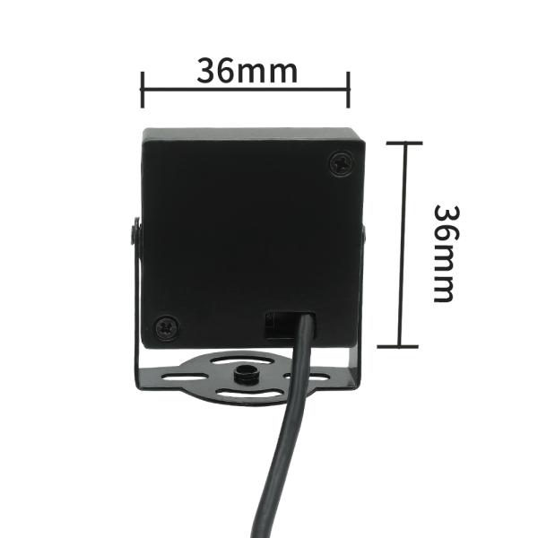 2MP HD Mini Caméra Carré 2.8mm Lentille pour la caméra de surveillance de la caisse bancaire