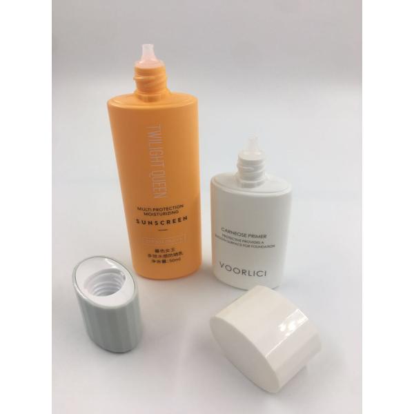 Acceptable Customer's Logo 30ml 50ml HDPE Soft Plastic Empty Sunscreen Cream Packaging
