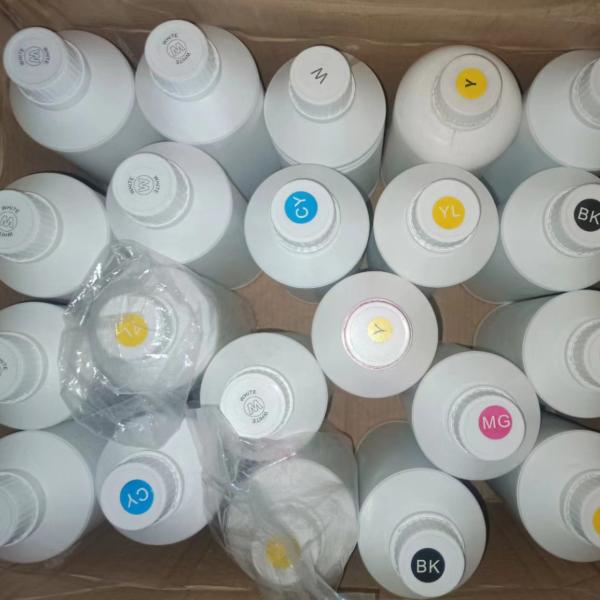 1L/bottle Big-Color DTG Printing Textile Pigment Ink with White Ink