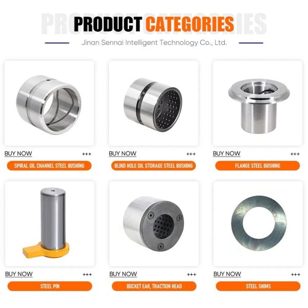 High Quality Excavator Flange Bucket Bushing Excavator Steel Bush Bushing