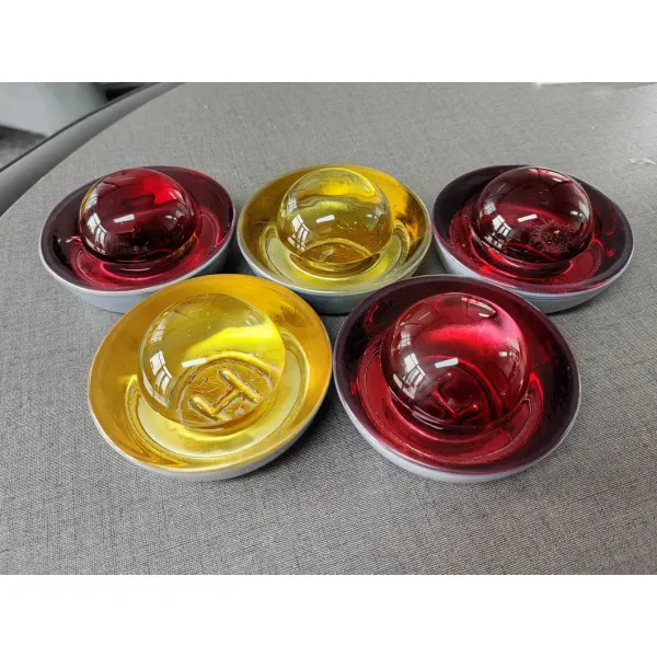 Road Stud reflective road marker  White High Compressvie Reflectors Tempered Reflective Glass Road Stud