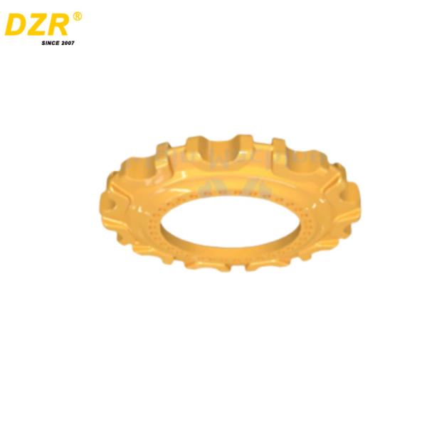 Yellow Roller Chain Sprocket Steel Material CAT6020 For Undercarriage Parts