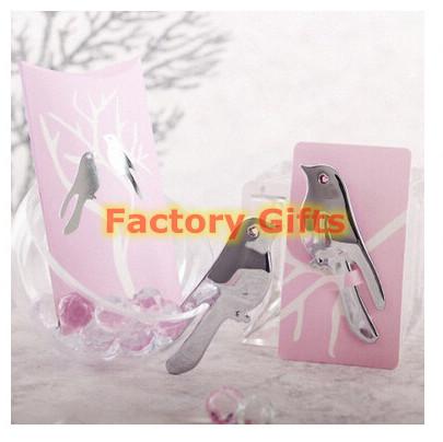 Metal Wedding Give Away Gifts Bird Shape Letter Opener Cutter Customizable
