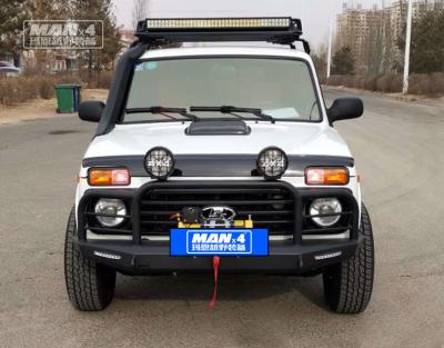 OEM Universal LADA Steel Bull Bar 4x4 Front Bumper With Winch Holder
