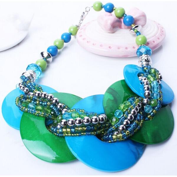 European and American bohemian necklace shell beads necklace clavicle chain / Necklaces