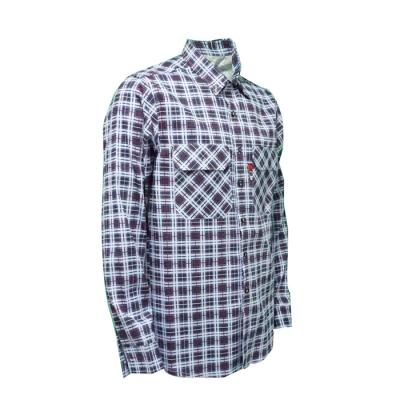 A luva longa FRC NFPA 2112 ARCO da camisa do CAT 2 francos avaliou o teste padrão da manta de 6,5 onças