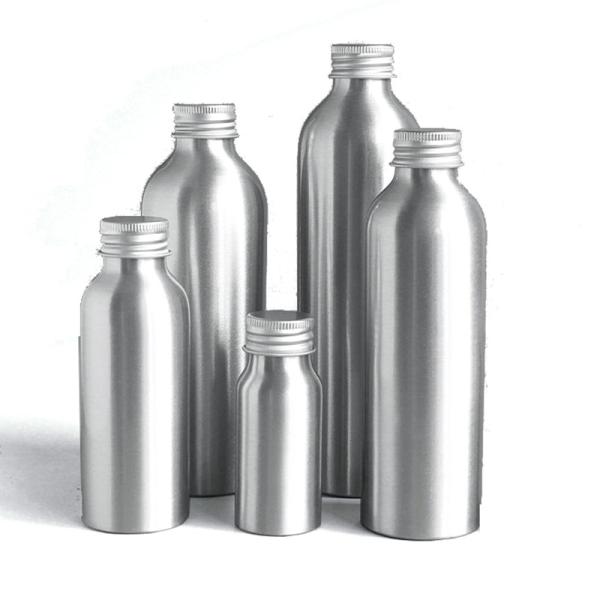 Spray Fine Mist Cosmetic Aluminum Bottles 250ml Screw Cap 18mm 18/415