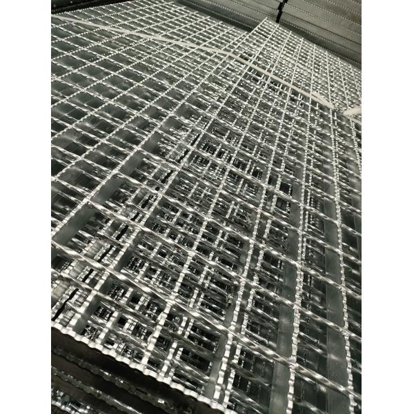 10mm Galvanized Surface Serrated Steel Grating Durable 12mm Flat Bar