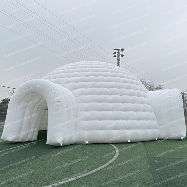 Outdoor Portable LED Lighted Party Wedding Camping Tent Inflatable Igloo Tent