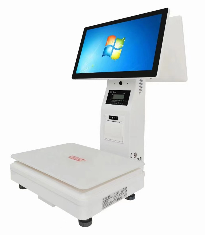 Dual Screen POS Weighing Scale Customized POS With Scale Integration