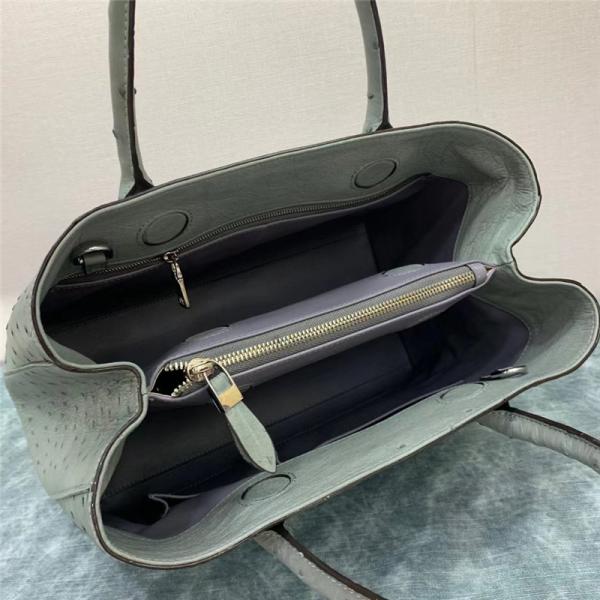 Authentic Real True Ostrich Skin Women Totes Female Handbag Genuine Exotic Leather Lady Working Purse Large Shoulder Bag