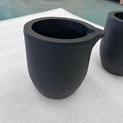 Creuset en graphite carbure de silicium pour la fusion de l'or à haute conductivité thermique