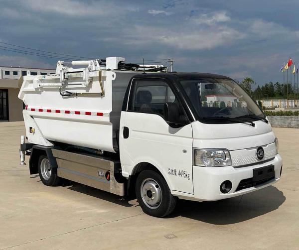 Pure Electric Self Loading Dump Truck For Electric Trash Collection