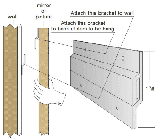 Безопасное монтирование акустических панелей с штампованным алюминиевым клипом Z и взаимосвязанными скобками