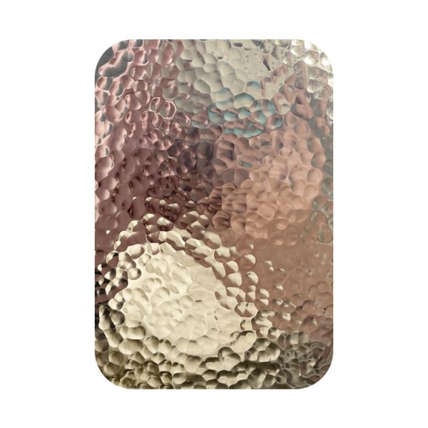 Mirror Hammer Stamped Stainless Steel Decorative Panel Metal Sheet