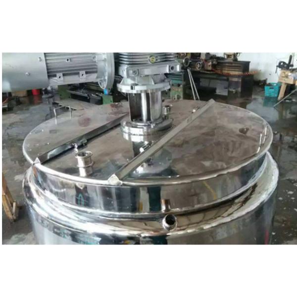 Dual Jacketed Electrical Heating Blending Mixing Tank Stainless Steel 300L