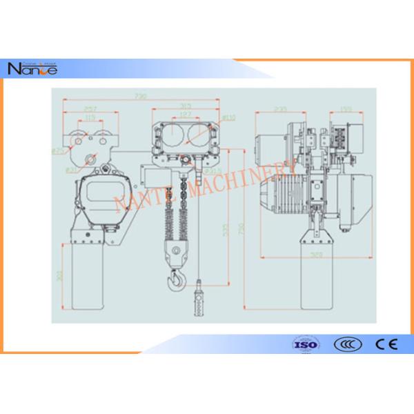 Low Headroom Heavy Duty Motorized Stage Hoist High Wearable And Anti Corrosive