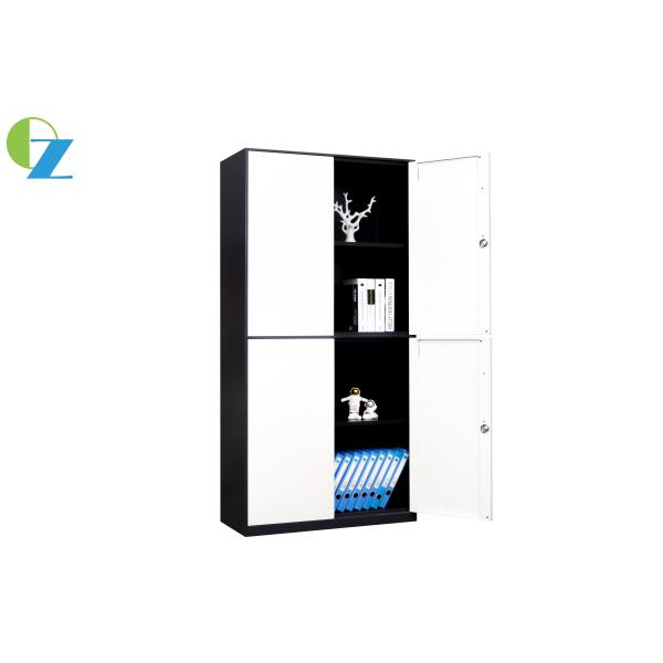 Powder Coating Swing Door Steel Office Cupboard Knock Down Structure