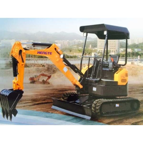 2350rpm 2 Ton Mini Excavator , 3km/H Mini Crawler Excavator