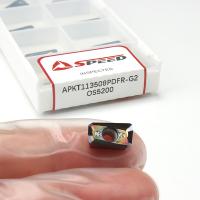 Rapidité APKT113508PDFR-G2 Insert de carbure poli/DLC revêtu pour le fraisage de l'aluminium