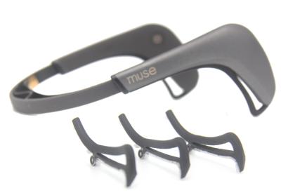 Custom Silicone Earhook for Muse Brainlink with Metal Elastomer