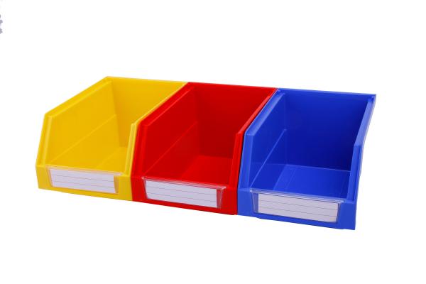 Industrial Workbench PP Plastic Hanging Crate for Small Part Storage Organizer Shelf