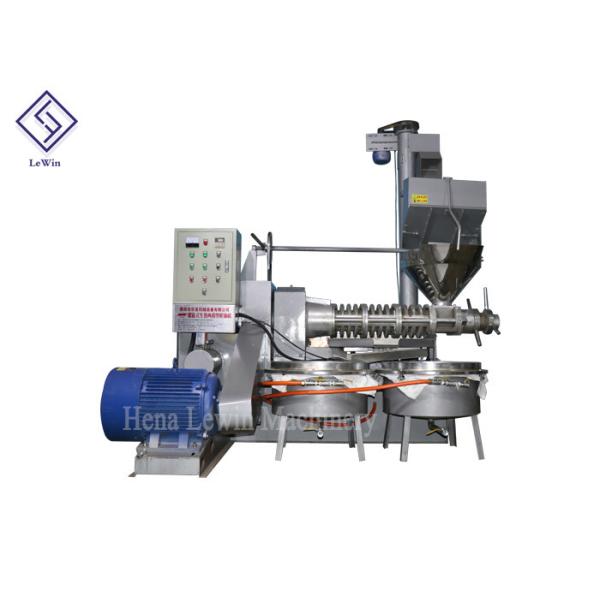 Hot press and cold press spiral oil press machine high quality edible oil machine