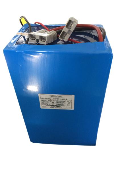 24V 60Ah Electric Scooter Lithium Battery, High Energy LiFePO4 Battery Pack CE, ISO