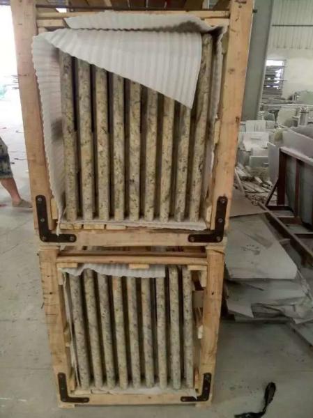 Venetian Gold Solid Granite Worktops For Bathroom Vanity / Kitchen