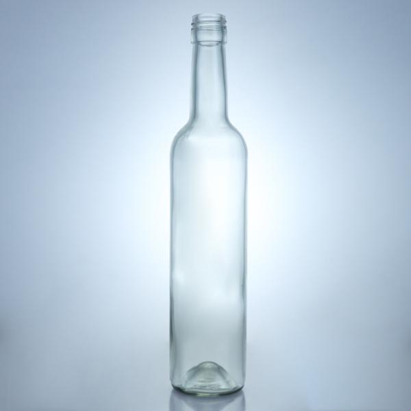 500ml Glass Liquor Bottle for Whisky Gin Rum Vodka Decal Surface Handling and Screw Top