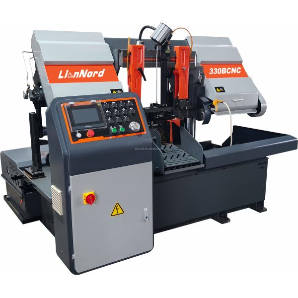 Automatic CNC Metal Cutting Band Saw Machine for Steel Bar and Pipe at Powerful Motor