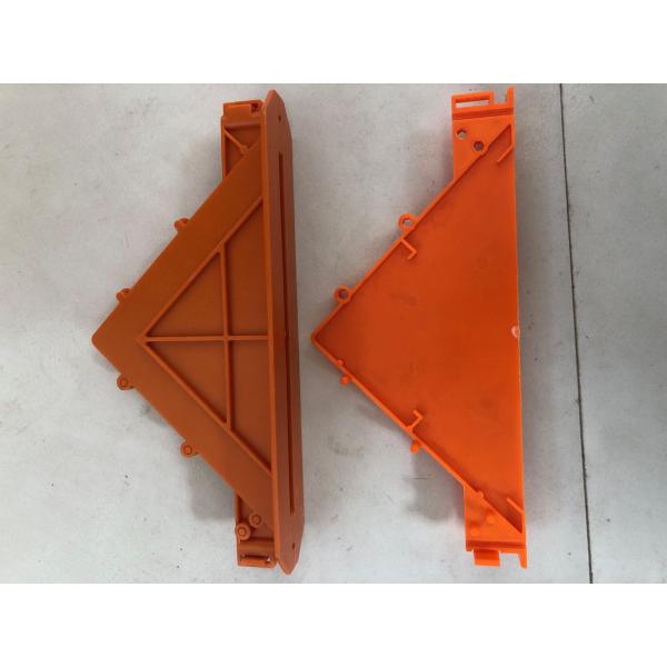 El diamante anaranjado del color enclavija la placa y la manga 1/4