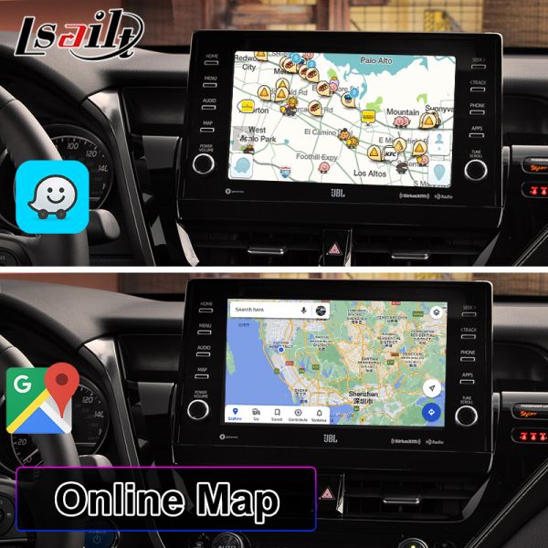 Lsailt Android Carplay Navigation Video Interface for 2021-2024 Toyota Camry Hybrid XSE XLE SL SE XV70