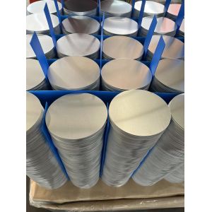Customizable Silver 1050 Aluminum Circles Dia 80-1600MM Thickness 0.3-6.0MM for Cookware Manufacturing