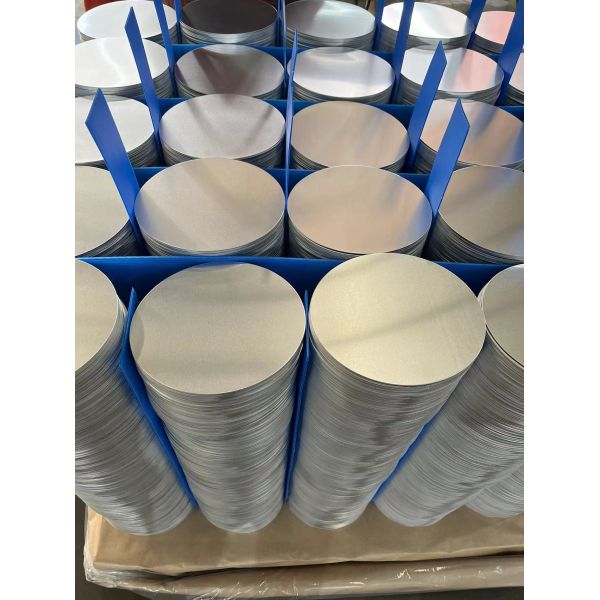 Customizable Silver 1050 Aluminum Circles Dia 80-1600MM Thickness 0.3-6.0MM for Cookware Manufacturing