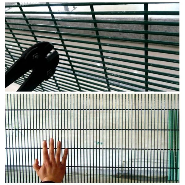 Easily Assembled High Security Prison Fencing Powder Coated Clear View