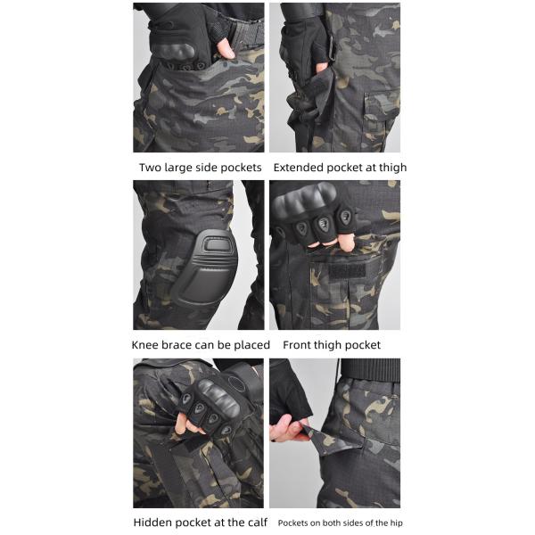 G2 Frog Suit With Knee Pads 65/35 Polyester Cotton T-Shirts ACU CP