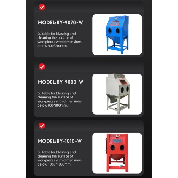 1000L Sandblast Cabinet Wet Sandblasting Machine CE