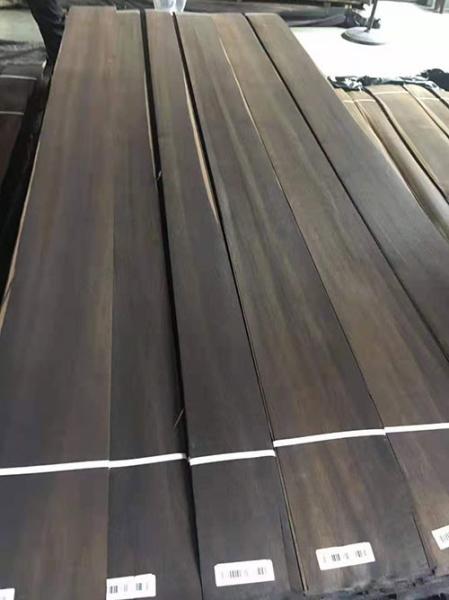 0.42MM Dark Fumed Oak Wood Veneer Panel A Grade Quarter Cut