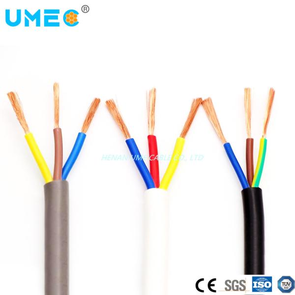 500V Rvv Wire PVC Insulated Rvv Electric Power Cable 5 Core 4 Core 3 Core 2 Core