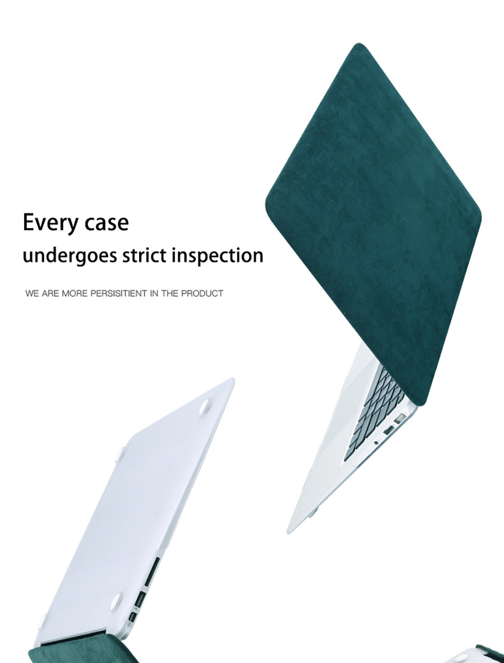 Laudtec PU Leather Wood Grain Laptop Case Skin Hard Shell Cover for MacBook Air 13 2025 Wholesale OEM/ODM/Private Label