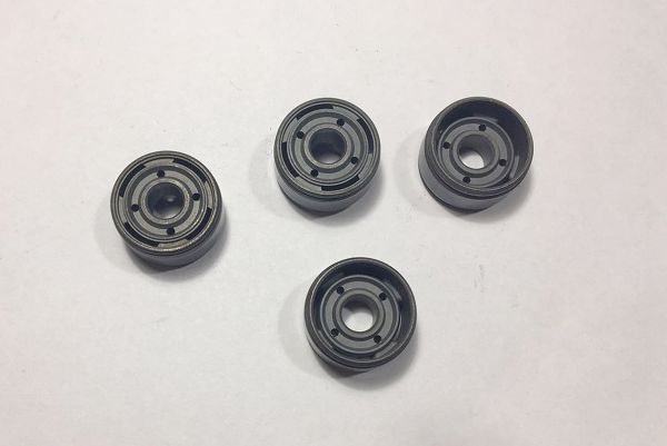 27mm 4 Holes PTFE Banded Shock Absorber Piston For Car / Motorbike Shocks