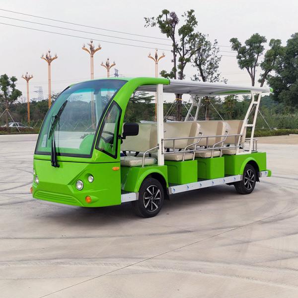 Low Speed Electric Shuttle Vehicles 14 Seaters New Design ISO9001 Certificate