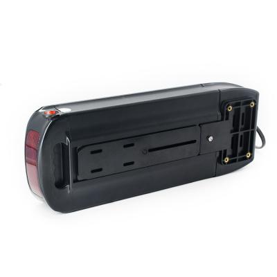 18650 Lithium Ion Ebike Seat Post Battery , Rear Rack Electric Bike Battery Rechargeable