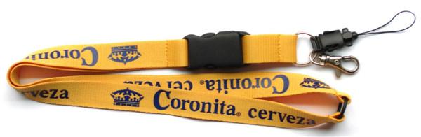 Exquisite designer polyester strap lanyards,screen printed, China lanyard factory directly