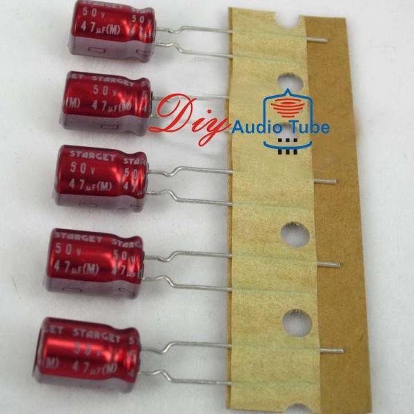 50V 47UF Audio Electrolytic Capacitors Through Hole Mounting Type STARCET Series